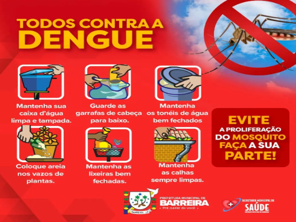 Vamos juntos no combate ao mosquito Aedes Aegypti!